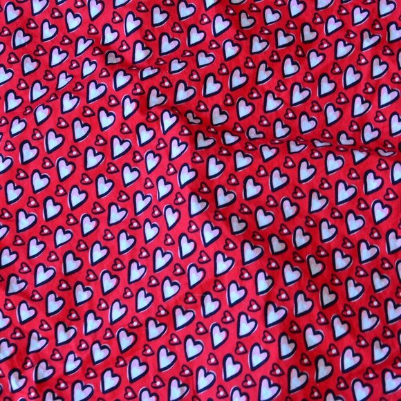 Kate Spade Red Heart PJ Top Size S 100% cotton Valentine's Day - Picture 8 of 8